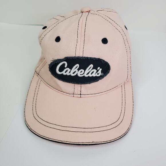 Cabela's Light Pink Strap Hat Hunting Women's Embroidered Outdoor Hiking - Picture 2 of 7